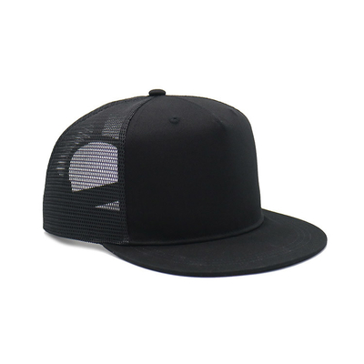 Unisex Custom 5 Panel Cotton Trucker Cap kan uw logo aanpassen