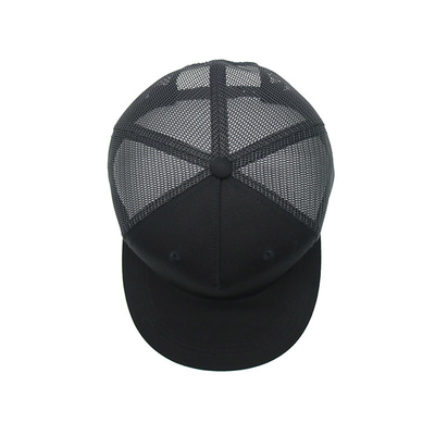 Unisex Custom 5 Panel Cotton Trucker Cap kan uw logo aanpassen