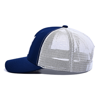 Unisex Mesh Trucker Cap met geborduurd logo en inwendige tape printing