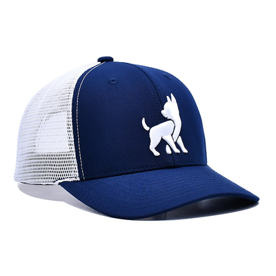 Unisex Mesh Trucker Cap met geborduurd logo en inwendige tape printing