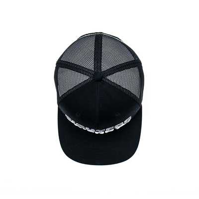 Geborduurde Trucker Cap / Snapback Trucker Cap met Plastic Snapback en Custom Logo