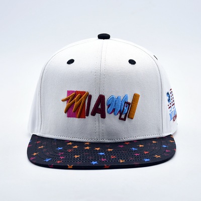 Nieuwe mode Hip Hop Outdoor Sport 3d Puff Snapback Cap Geborduurd Logo Custom Hoge kwaliteit Mannen Vrouwen Flat Brim Snapback