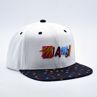 Nieuwe mode Hip Hop Outdoor Sport 3d Puff Snapback Cap Geborduurd Logo Custom Hoge kwaliteit Mannen Vrouwen Flat Brim Snapback