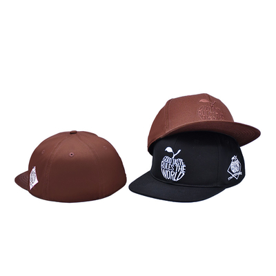 Borduurmerk Custom Snapback Fitted Hats Cap Hoogwaardige gesloten rug Snapback hoeden voor mannen