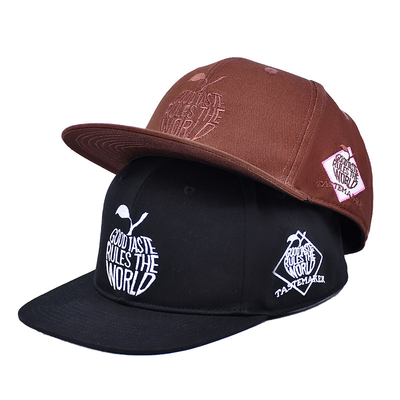 Borduurmerk Custom Snapback Fitted Hats Cap Hoogwaardige gesloten rug Snapback hoeden voor mannen