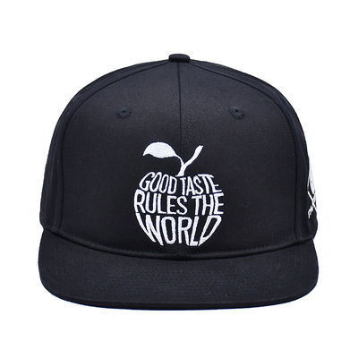 Gepersonaliseerd borduurwerk Logo Gesloten rug Snapback Caps Hoogwaardige Sport 6 Panel Snapback Hoeden