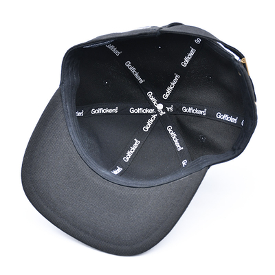 Custom Embroidery Logo 6 Panel Snapback Hoed Cap Hoogwaardige Wholesale Cotton Mensen Flat Bill Gorras Snapback Hoeden