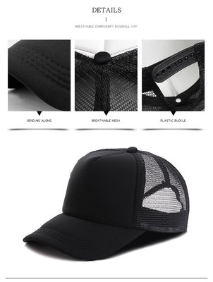 Foam Trucker Cap Mesh Cool Lichtgewicht Alle Seizoenen Zomer Cap Casual Sport Hoed