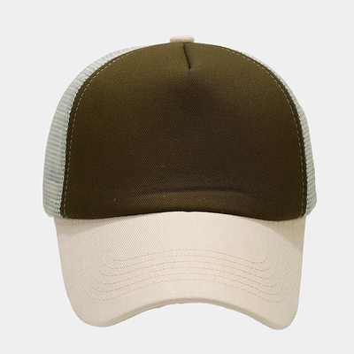 Oem Hoogwaardige Groothandel Mesh Trucker Cap 5 Panel Plain Back Trucker Hoed Custom Gorras Mesh Hoeden