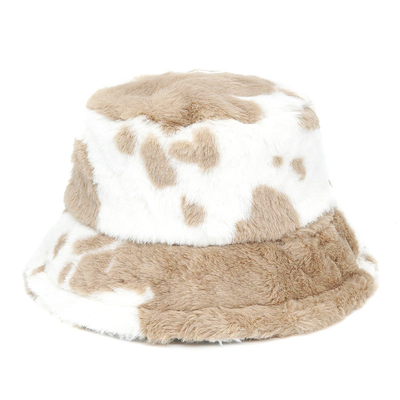 Outdoor vrouwen winter warm False Fur Fluffy Bucket Hat Soft Velvet Furry Fisherman Caps Meisje Mode Panama