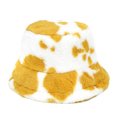 Outdoor vrouwen winter warm False Fur Fluffy Bucket Hat Soft Velvet Furry Fisherman Caps Meisje Mode Panama