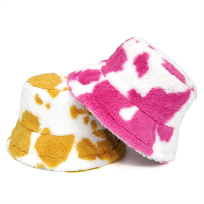 Outdoor vrouwen winter warm False Fur Fluffy Bucket Hat Soft Velvet Furry Fisherman Caps Meisje Mode Panama