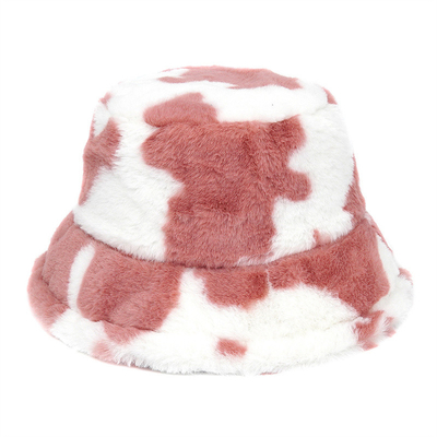 Outdoor vrouwen winter warm False Fur Fluffy Bucket Hat Soft Velvet Furry Fisherman Caps Meisje Mode Panama