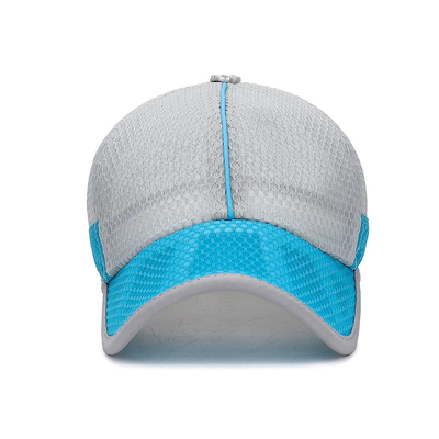 Ademhalende gewone trucker hoed verstelbare jongens meisjes snel droog leeg mesh gorras Custom hoeden trucker cap