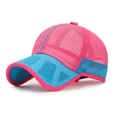 Ademhalende gewone trucker hoed verstelbare jongens meisjes snel droog leeg mesh gorras Custom hoeden trucker cap