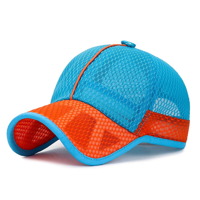 Ademhalende gewone trucker hoed verstelbare jongens meisjes snel droog leeg mesh gorras Custom hoeden trucker cap