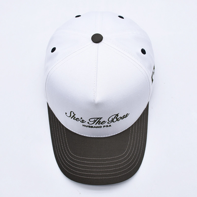 Unisex twee-tone honkbalhoed Custom gorras geborduurd logo snapback sport honkbalhoeden voor man