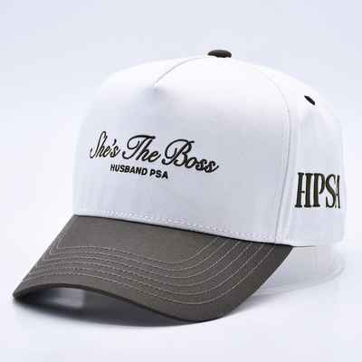 Unisex twee-tone honkbalhoed Custom gorras geborduurd logo snapback sport honkbalhoeden voor man