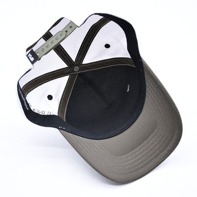 Unisex twee-tone honkbalhoed Custom gorras geborduurd logo snapback sport honkbalhoeden voor man