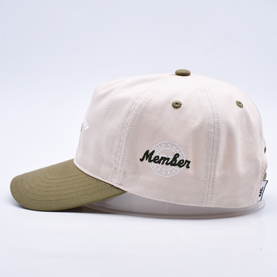 BSCI Groothandel 5 Panel Soft-Top Cap Vintage Papa Sport Hoed Customized Borduurwerk Logo Baseball Cap Voor volwassenen