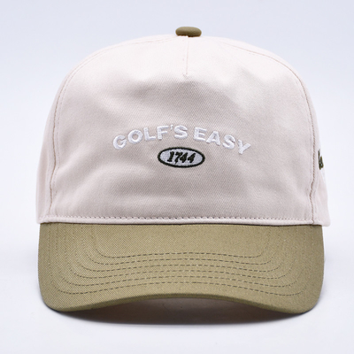 BSCI Groothandel 5 Panel Soft-Top Cap Vintage Papa Sport Hoed Customized Borduurwerk Logo Baseball Cap Voor volwassenen
