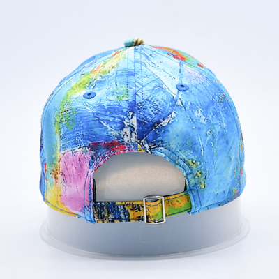 6 Panel Baseball Cap met afdruk logo profiel en gebogen visor