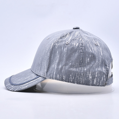 Groothandel Unisex Plain Men 6 Panel gebogen rand Baseball Hoed Custom Logo