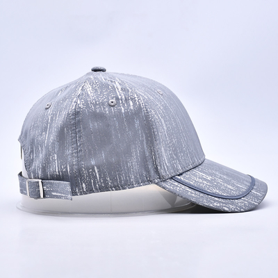 Groothandel Unisex Plain Men 6 Panel gebogen rand Baseball Hoed Custom Logo