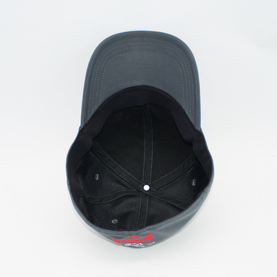 Oem Groothandel 6 Panel Grijze Elastiek Baseball Hoedjes Op maat Baseball Cap Gesloten Achterste Gordels