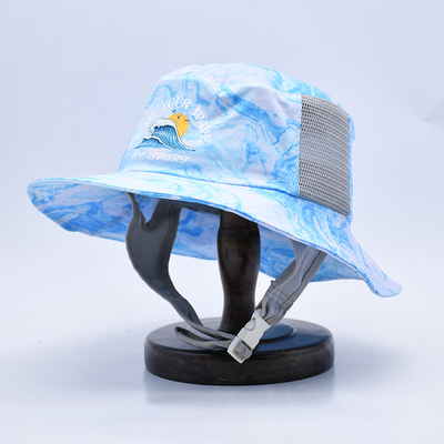 Adembenemende sport Surf Bucket Hoed Waterdicht Vissen Surf Hoed Met Kinnband