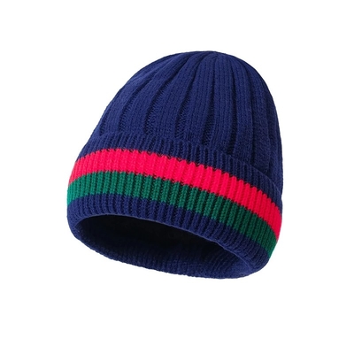 Op maat geborduurde bonnetjehoed Unisex gebreide winter warme pet voor buitenactiviteiten