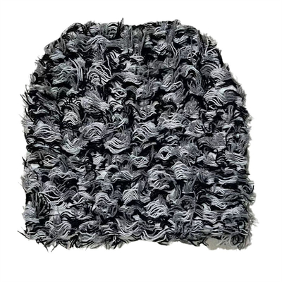 2024 New Hip Hop Balaclava Angstig gebreide petten Mask vrouwen Outdoor camouflage Vlies Fuzzy Ski Balaclava bonnets vrouwen mannen hoed