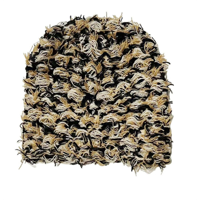 2024 New Hip Hop Balaclava Angstig gebreide petten Mask vrouwen Outdoor camouflage Vlies Fuzzy Ski Balaclava bonnets vrouwen mannen hoed