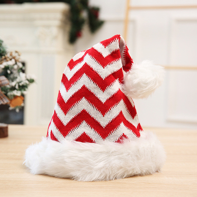 Winter Dikke gebreide volwassen kerst pom ballen hoed vrolijke kerst decor cadeautjes Gelukkig nieuwjaar 2024 Naviida
