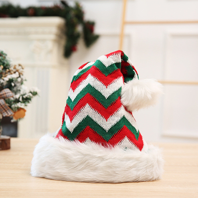 Winter Dikke gebreide volwassen kerst pom ballen hoed vrolijke kerst decor cadeautjes Gelukkig nieuwjaar 2024 Naviida