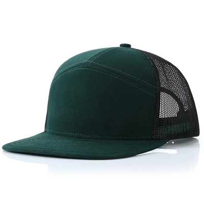 Custom Logo 7 Panels Cap Wholesale Mesh Trucker Hoeden