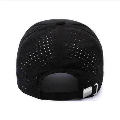 Custom Logo Laser Cut Hole Baseball Cap Perforated Waterproof Sports Caps Hoed