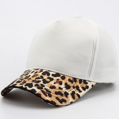 Geen knop polyester camper hoed met aanpasbare kleur en katoenen sweatband