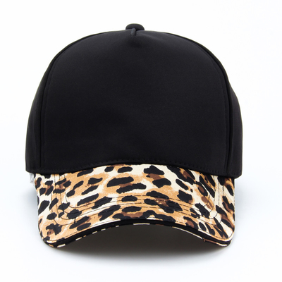 Geen knop polyester camper hoed met aanpasbare kleur en katoenen sweatband