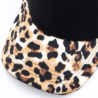 Geen knop polyester camper hoed met aanpasbare kleur en katoenen sweatband