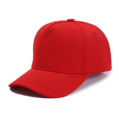 Custom Grootte 5 Panel Baseball Cap met aanpasbare kleur en middelste kroonkleur aanpasbare hechtlijn