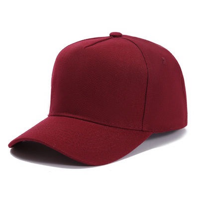 Custom Grootte 5 Panel Baseball Cap met aanpasbare kleur en middelste kroonkleur aanpasbare hechtlijn