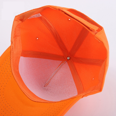 Handwasverzorging Structured 5 Panel Baseball Cap met Flat/Curve Peak Style Aanpasbaar