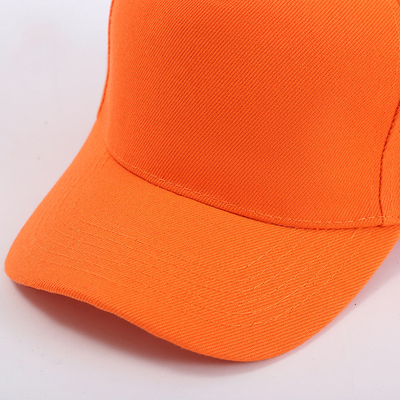 Handwasverzorging Structured 5 Panel Baseball Cap met Flat/Curve Peak Style Aanpasbaar