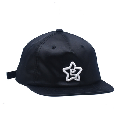 Hoge duurzaamheid Onstructuur Snapback Caps met gestructureerde kroon