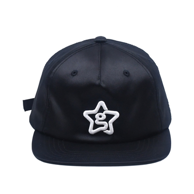 Hoge duurzaamheid Onstructuur Snapback Caps met gestructureerde kroon