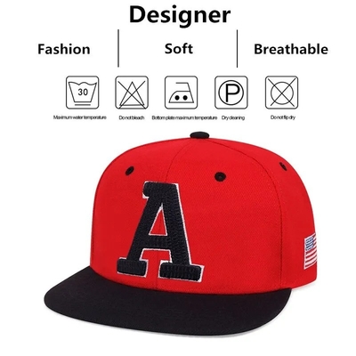 Mode Hip Hop Outdoor Sport Gorras Snapbacks Cap Hoed Custom 6 Panel Snapback Hoeden