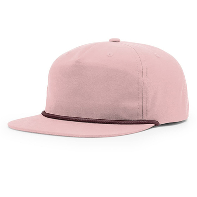 Hoge kwaliteit platte rand hiphop hoeden maat gorras 5 vijf paneel touw richardson snapback cap hoed voor mannen