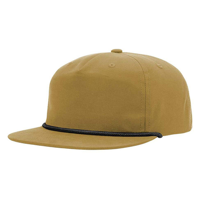 Hoge kwaliteit platte rand hiphop hoeden maat gorras 5 vijf paneel touw richardson snapback cap hoed voor mannen