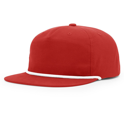 Hoge kwaliteit platte rand hiphop hoeden maat gorras 5 vijf paneel touw richardson snapback cap hoed voor mannen
